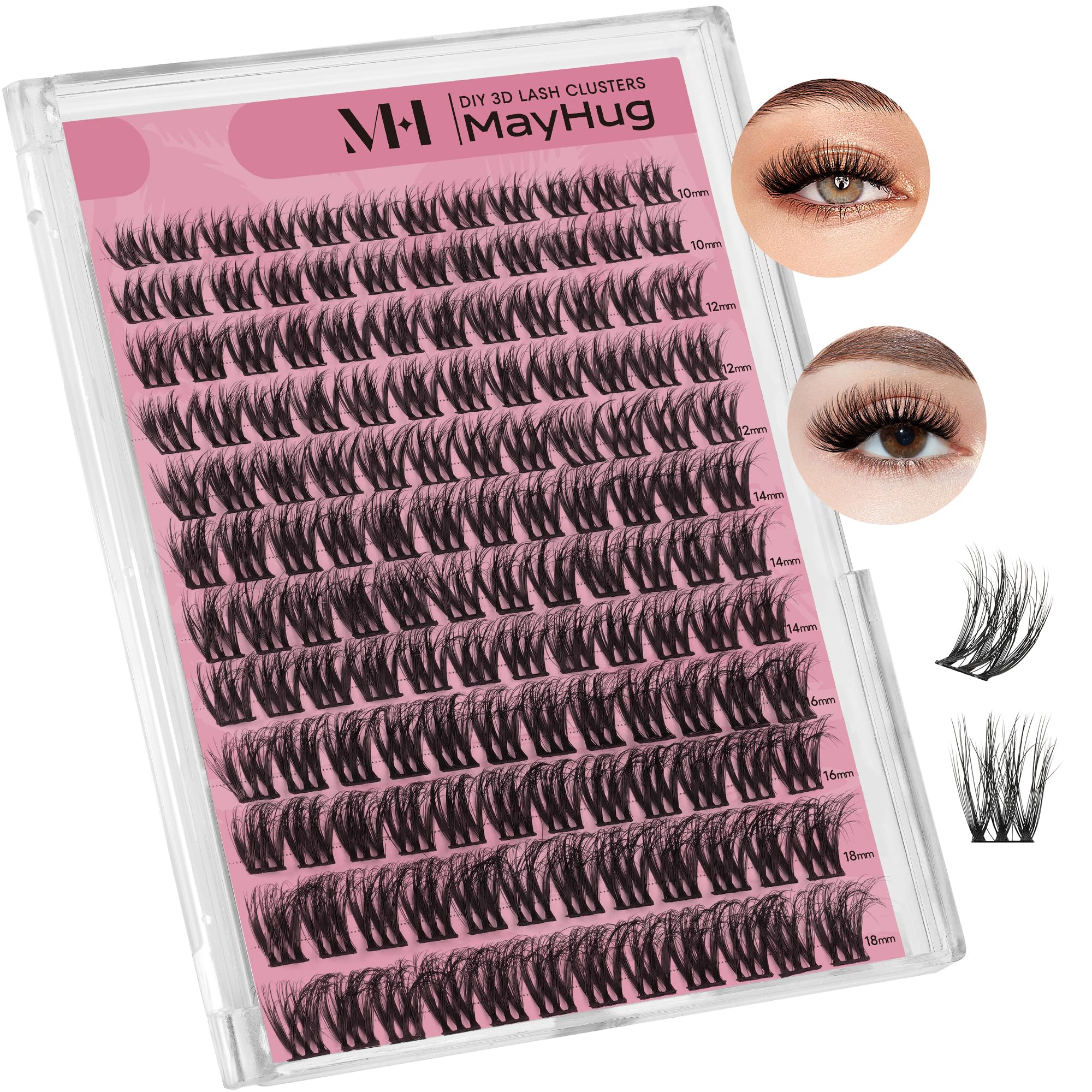 Mayhug Lash Clusters Mink